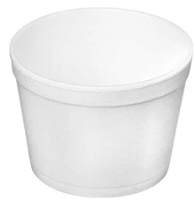 Wincup F12 Foam Food Container, 12oz, White (20 Sleeves of 25 Cups)