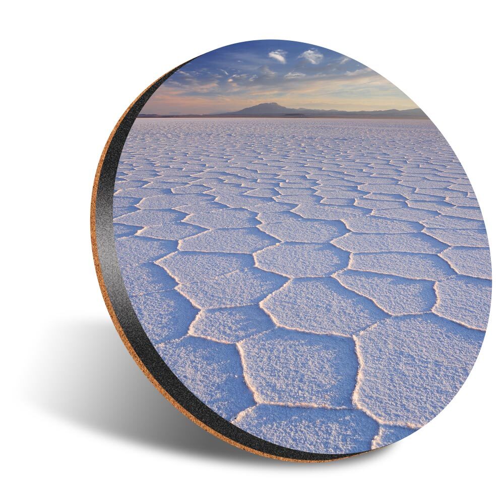 1x Round Coaster 12cm Salt Flat Salar de Uyuni Bolivia #53394 | eBay UK
