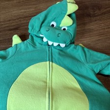 Carter s Baby Halloween Costume 2 Pc Dragon Dinosaur Green 6-9 Months NWT New