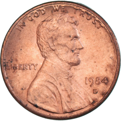 [#1180388] Münze, Vereinigte Staaten, Lincoln Cent, Cent, 1984, U.S. Mint, Denve - Imagen 1 de 2