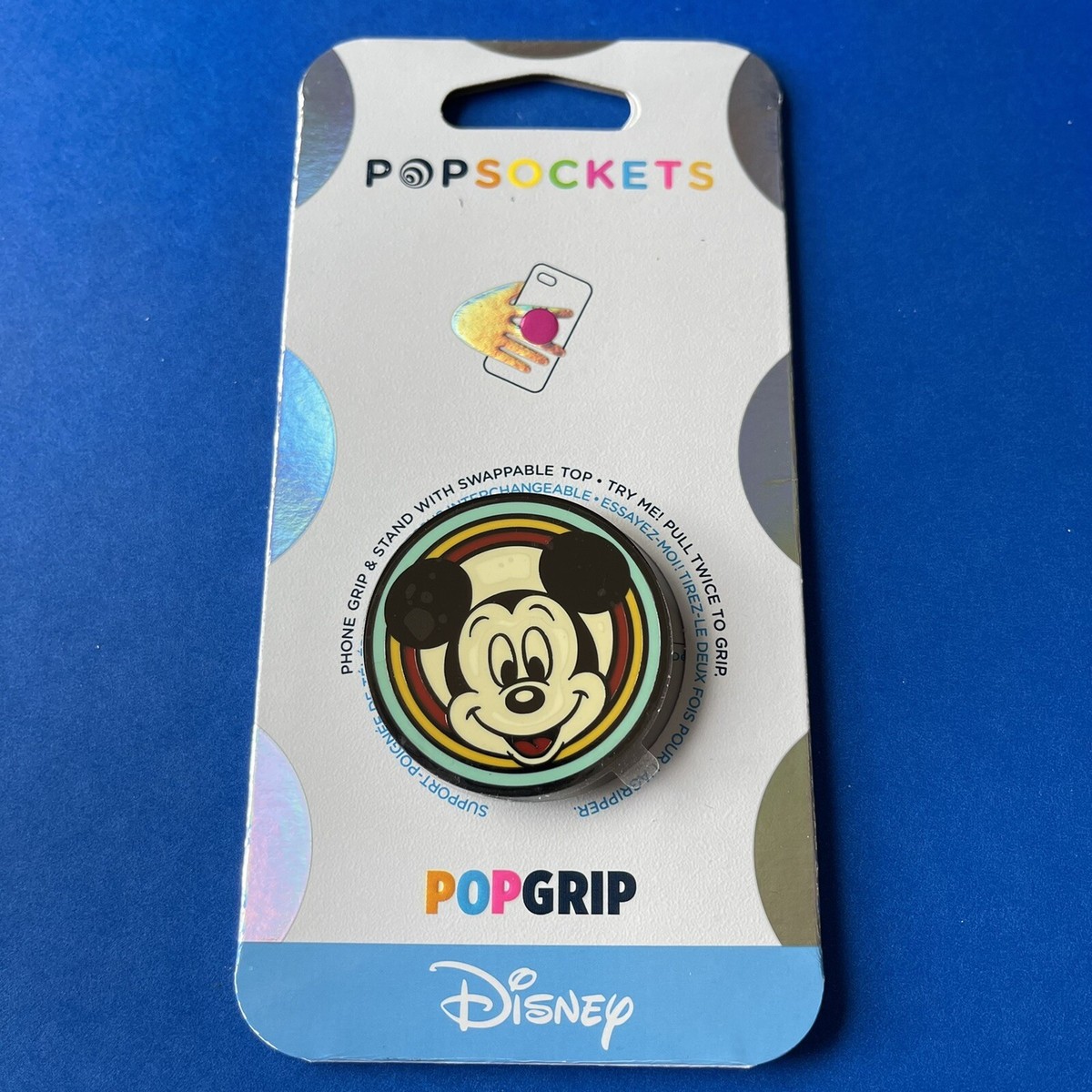 Disney Popsockets PopGrip ENAMEL VINTAGE MICKEY MOUSE NEW‼️