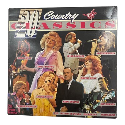 20 Country Classics Vinyl LP - Dolly Parton, Hank Locklin & More