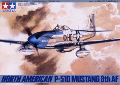 Tamiya 61040 P-51D Mustang USAAF 8th Air Force 1/48 Scale Plastic Model Kit
