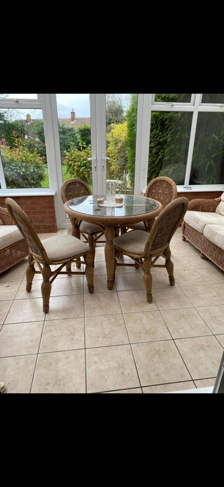 rattan conservatory furniture used eBay