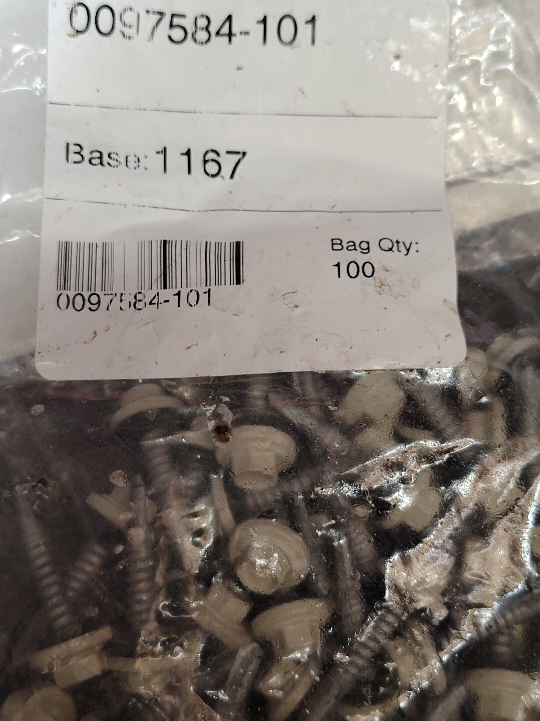 #12 14 x 1-1/4" Self Drilling Tapping Screws, 100pcs Roofing with EPDM Washer