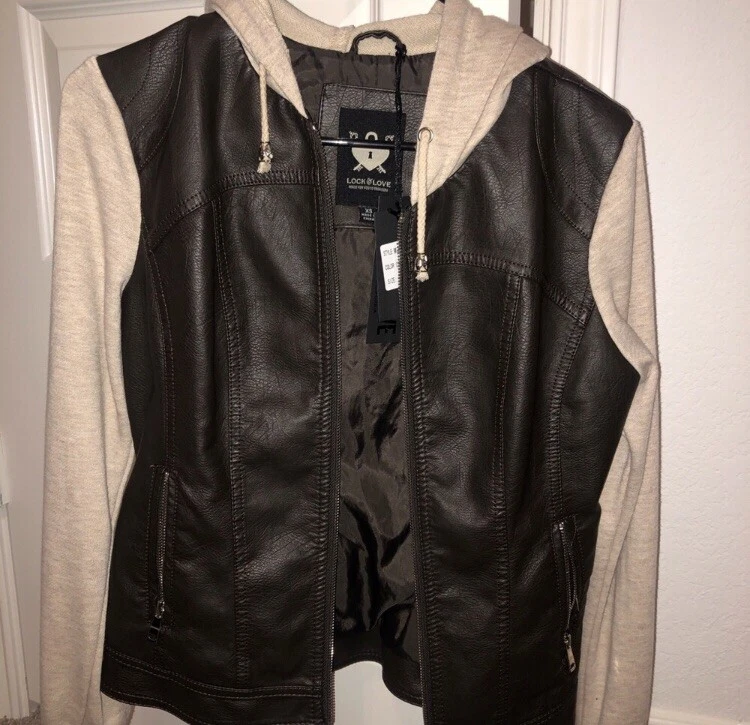 Leather jacket cheap half