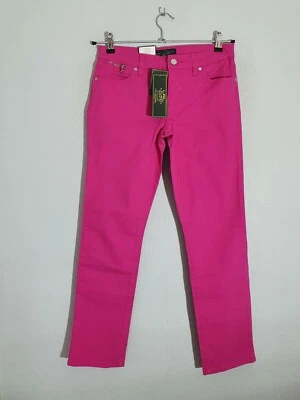 LRL RALPH LAUREN JEANS Stretch Jeans EU .34 US.2  Habor Pink Modern Straight neu - Bild 1 von 4