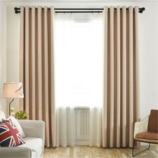Blackout Jacquard Cloth Curtain 12 Colors Shading Curtain for Living Room 1Panel