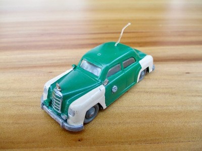 Siku Plastik V Serie V52 Mercedes 180 W120 Ponton Polizei  ca 1:60 50er 60er