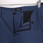 Theory men’s dress pants in blue 32 slim-fit ZAINE SW NEOTERIC F0877210 with button closure and front pockets.