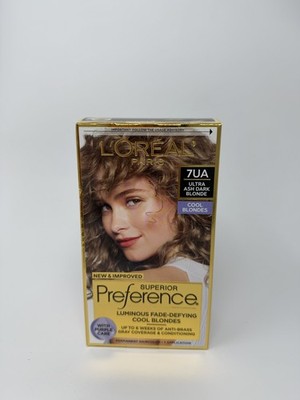 L Oréal Paris Superior Preference Permanent Hair Color 7UA Ultra Ash Dark Blonde