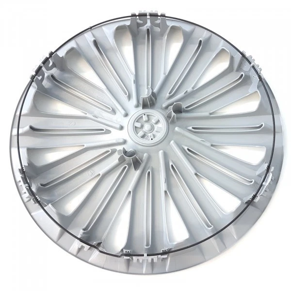 NEW 2015-2022 VW POLO- 15" STEEL WHEEL COVER TRIM RING UNIT SILVER 6C0601147CYTI - Image 2 of 2