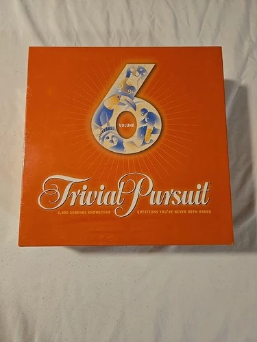 Vintage Trivial Pursuit Volume 6 Board Game – Parker Brothers – New Sealed