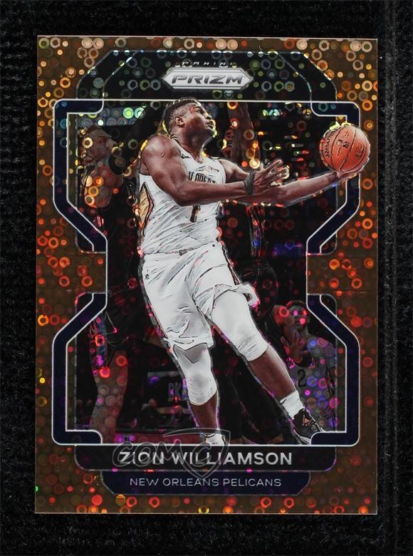 2021-22 Panini Prizm Fast Break Bronze Prizm 3/20 Zion Williamson #108 14cm