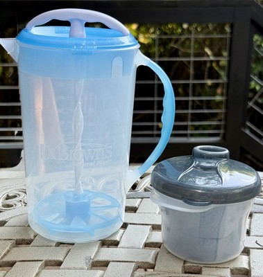 Dr. Brown's Formula Mixing Pitcher 40 Oz and Avent Formula Storage/Snack Cup