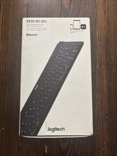 Logitech Keys to Go Super Slim Bluetooth Keyboard for iPhone iPad Apple TV