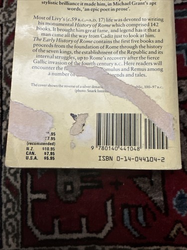 “The Early History Of Rome” and “Rome And Italy” 1-10 by Livy Penguin Classics - Picture 8 of 13
