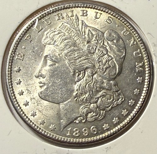 1896 Morgan Silver Dollar - nice au/ unc slider