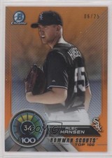 2018 Bowman Scouts' Top 100 Orange Refractor 6/25 Alec Hansen #BTP-34 0c2
