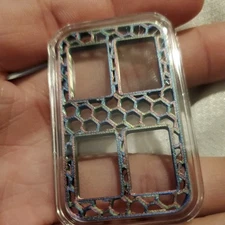  1 gram Silver Bar Holder- Vintage Art Bar Holder 3d Printed Holds 8 Limit BPG