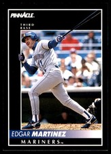 Edgar Martinez 1992 Pinnacle #13 Mariners MLB READ FREE SHIPPING AutographDen