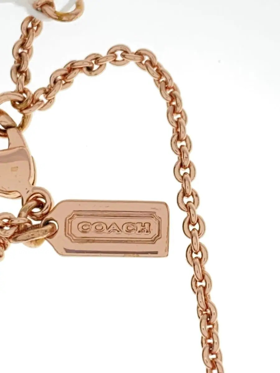 COACH Clover Bracelet Pink Gold Women's thumbnail 2