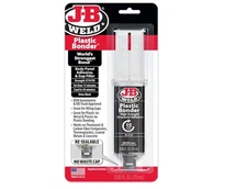 JB Weld Plastic Weld Quick Setting Epoxy Syringe Bonder Repair Glue Black