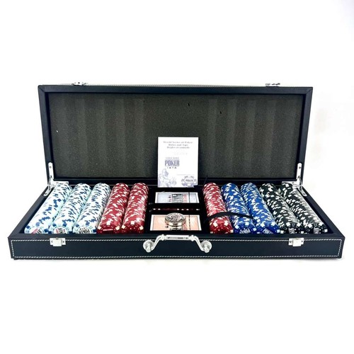 WSOP Professional 500 11.5 gram Poker Chip Set Case Excalibur Electronics 2065L