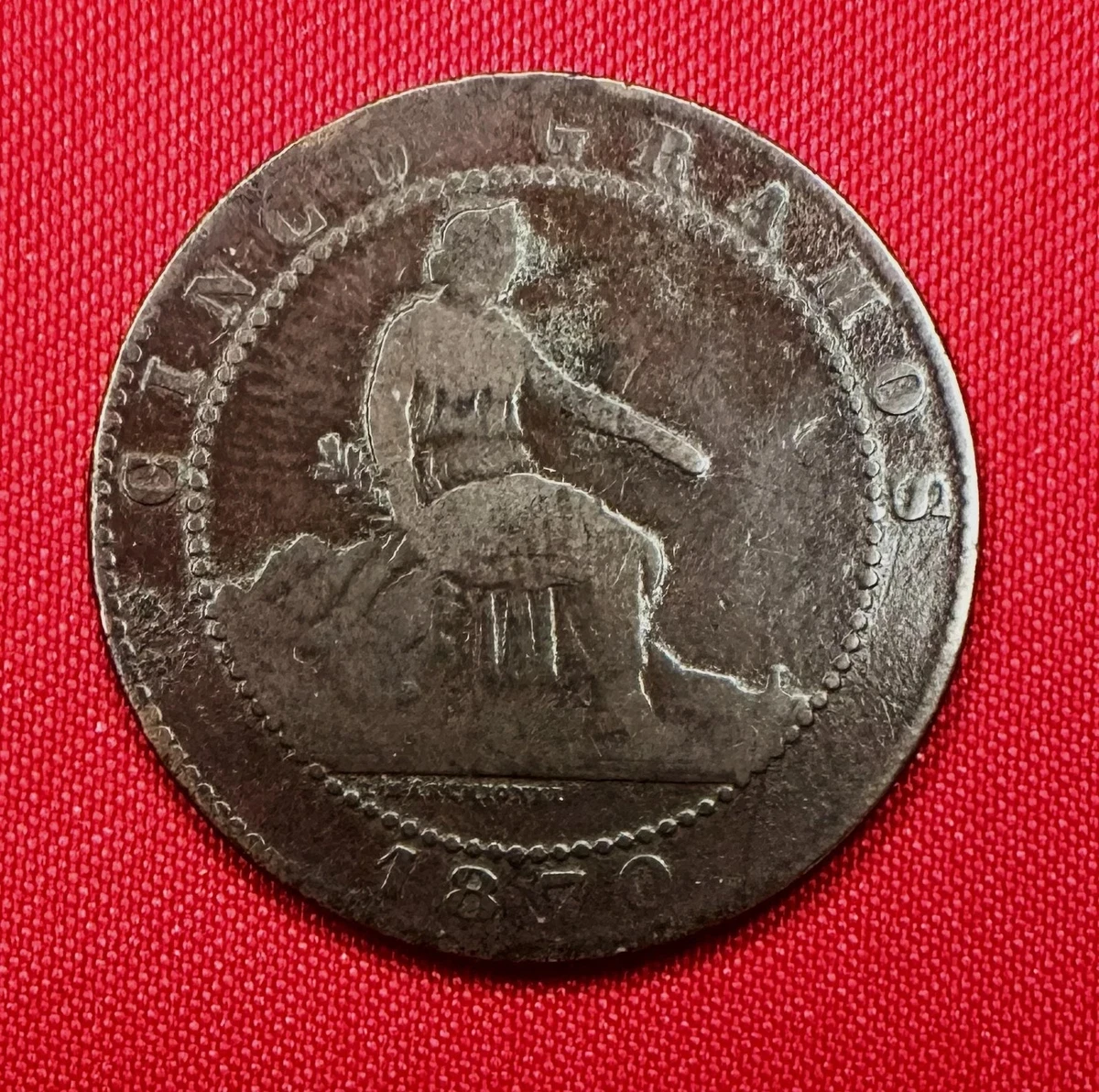 1870 Year Bronze Spanish Coins for sale | eBay