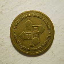 Lowell Regional Transit Authority (Massachusetts) transit token - MA430D