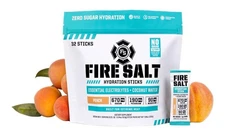 Fire Science Fire Salt Hydration Sticks, Electrolytes & Coconut Water, Hydrat...