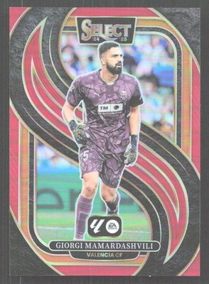 E632 - 2024-25 Panini Select La Liga - Giorgi Mamardashvili #104 - Red Prizm