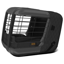 4pets Caree Box für Hunde bis 15kg, schwarz, Tüv geprüft, Autositz Transport