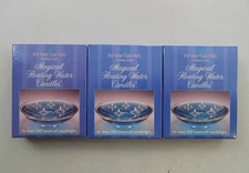 Vintage Magical Floating Water Candles Lot of Red, Blue & Green Aroma-Glow NOS