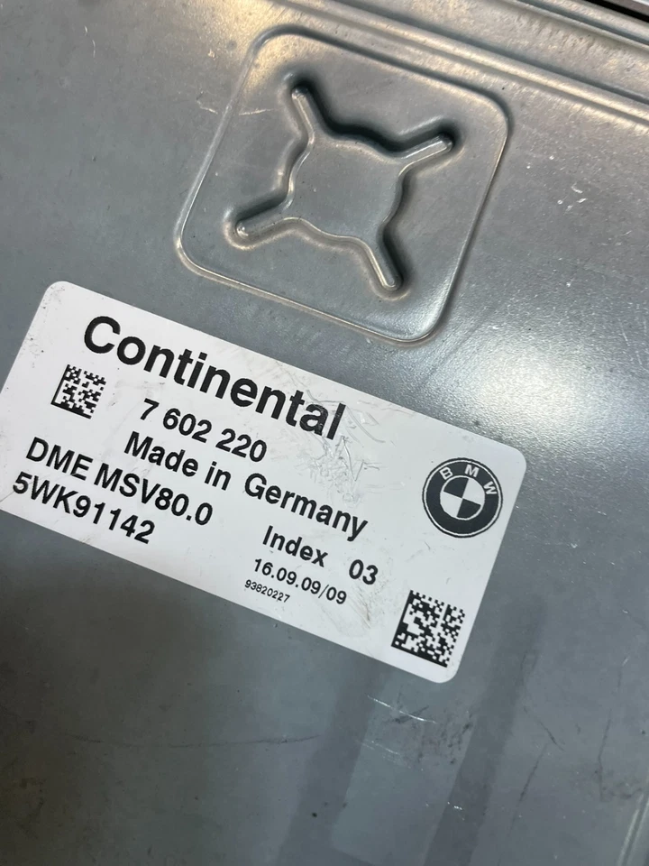 BMW 328i 528i 2007 a 2010 motor ECM ECU ordenador fabricante de equipos originales u9238 DG Foto 4 de 4