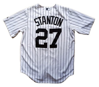 Majestic Giancarlo Stanton New York Yankees Home Jersey Trikot MLB Coolbase M