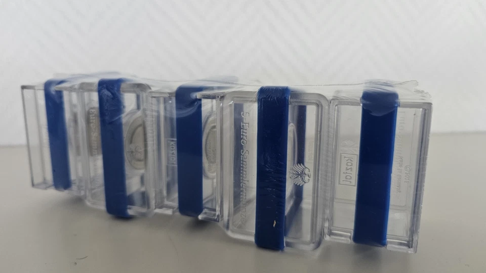 5x 5 € Euro Blauer Planet Erde 2016 ADFGJ Spiegelglanz/PP NEU in Folie - Bild 2 von 4