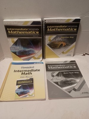 Abeka Intermediate Mathematics: Work Text, Solutions Key & Quiz/Test Key