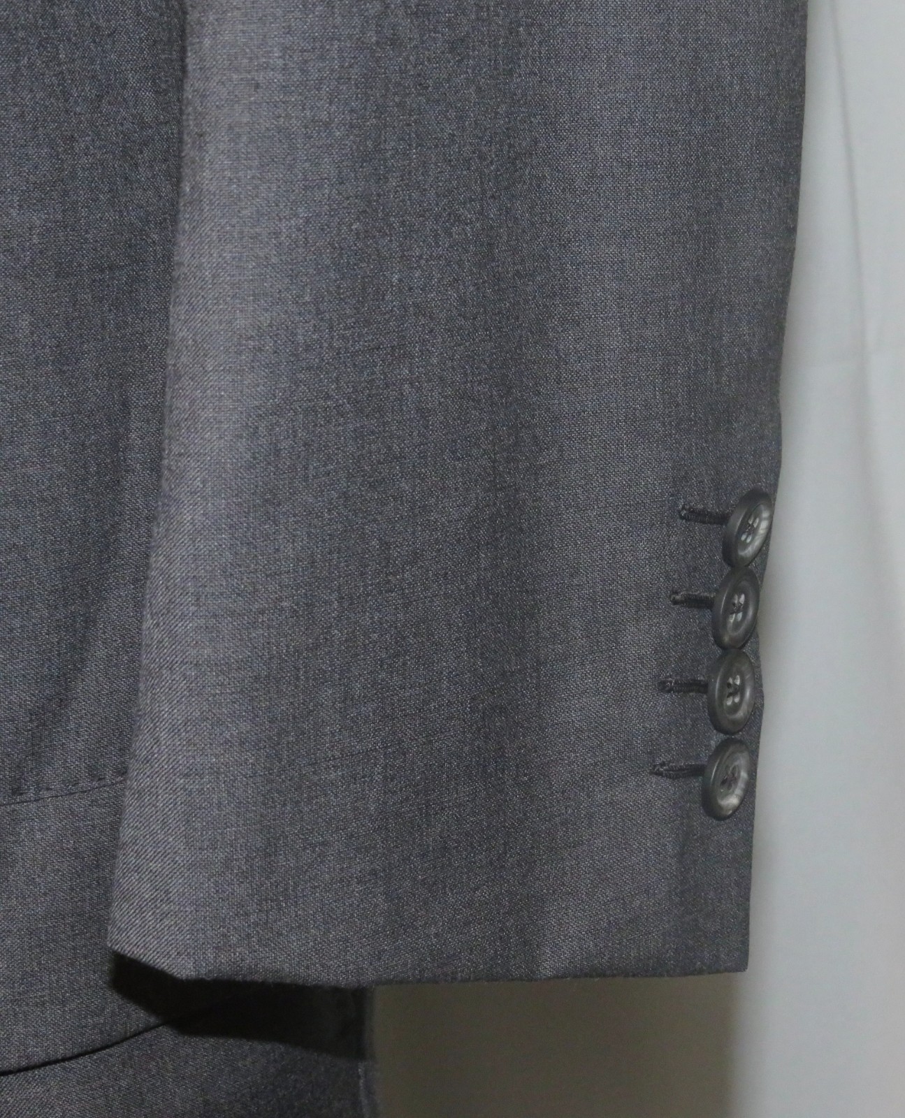 Brioni Custom Made Current Solid Charcoal Two But… - image 11