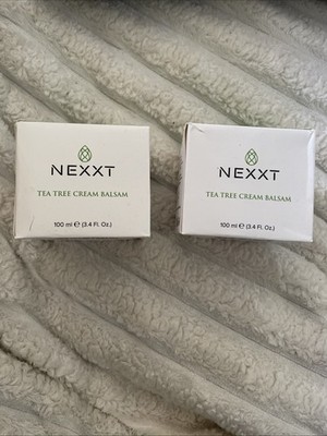 2x NEXXT Tea Tree Balsam Face Cream Balsam Deep Moisturizing 3.4 fl. oz. Each