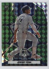2022 Panini Mosaic Rookies Green Mosaic Prizm Jeremy Pena #270 0v3r
