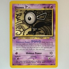 Unown [F] 1st Edition Uncommon Neo Discovery 48/75 LP on eBay