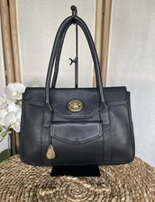 Tula black leather medium bag handbag