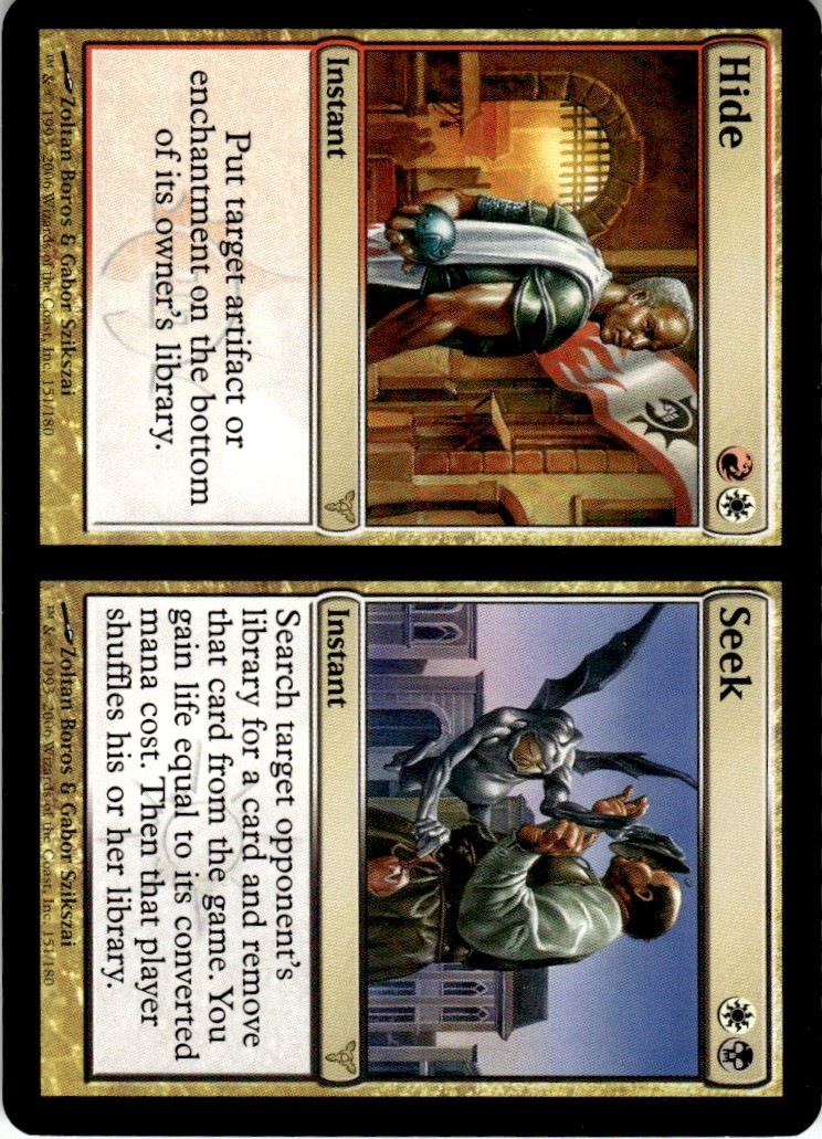 2006 Dissension Magic The Gathering Hide // Seek 151/180 LP