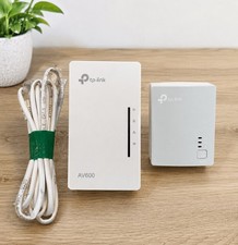 TP-Link TL-WPA4220 AV600 Powerline Adapter WiFi Extender Booster Kit TESTED