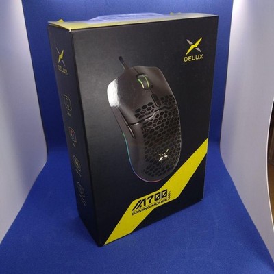 Delux Gaming Mouse M700 Wired Black Unopened