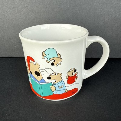 Sandra Boynton Wake Me When The Children Are Grown Bear Reading Coffee Mug Cup