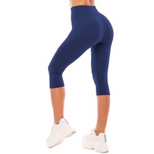 High Waisted Leggings for - Full Length Capri Buttery Soft Yoga Pants for Wor...