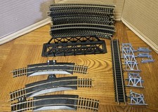 Mixed Brands Railroad Track and More Lot 50 pieces HO Scale Tyco Etc.