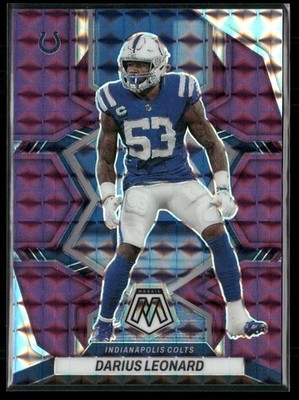 Darius Leonard 49/49 2022 Panini Mosaic Purple Indianapolis Colts #86
